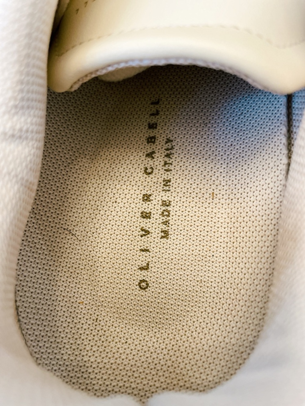 Oliver Cabell Womens Vegan 481 Cream Sneakers S 38 - Picture 12 of 13